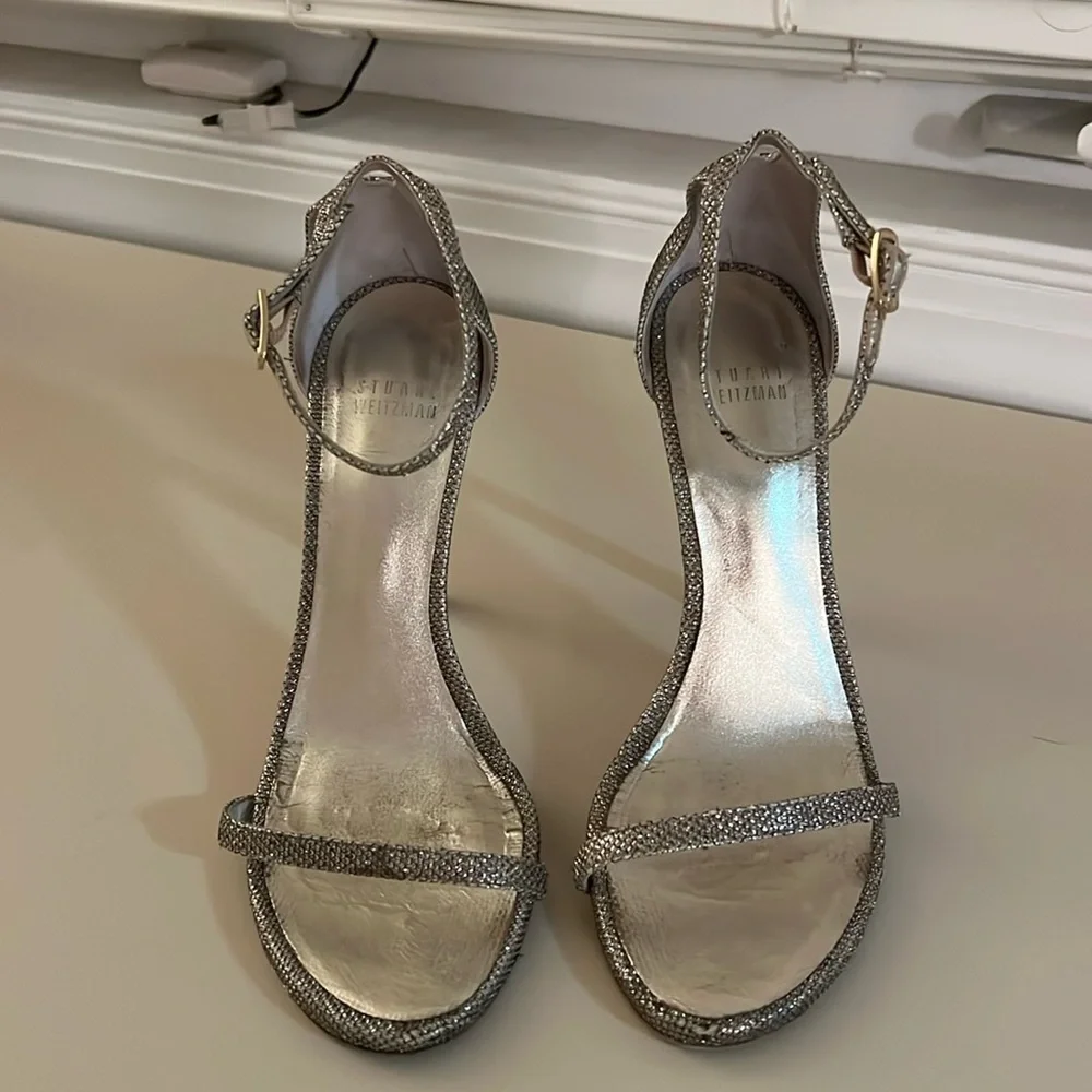 Stuart Weitzman Sparkle Heels - Picture 1 of 3